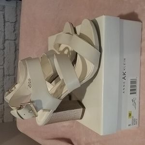 Anne Klein iflex Ivory sandal